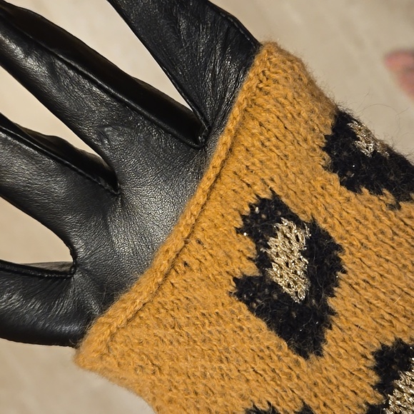 NWT Juicy Couture Los Angeles Black Label Leopard Mitt Gloves - Picture 10 of 10